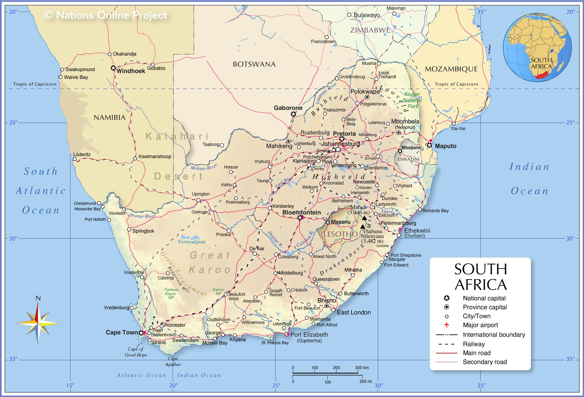 which-african-country-is-entirely-within-south-africa-guess-the-location