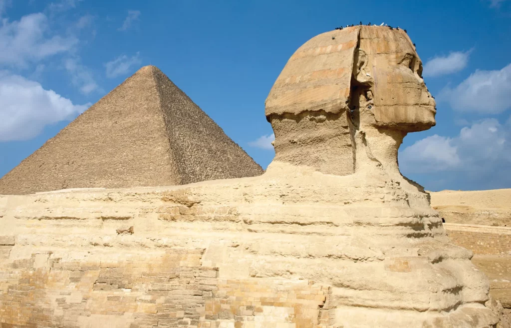 The Great Sphinx has the head of a human and the body of which creature ...