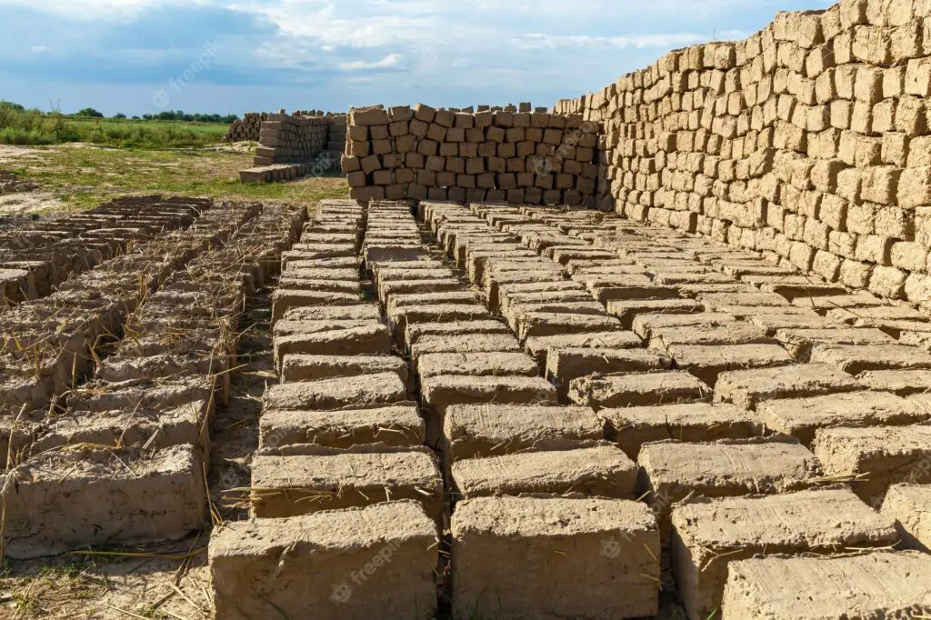 Sun-dried bricks made of clay are known as…..? – Guess the Location